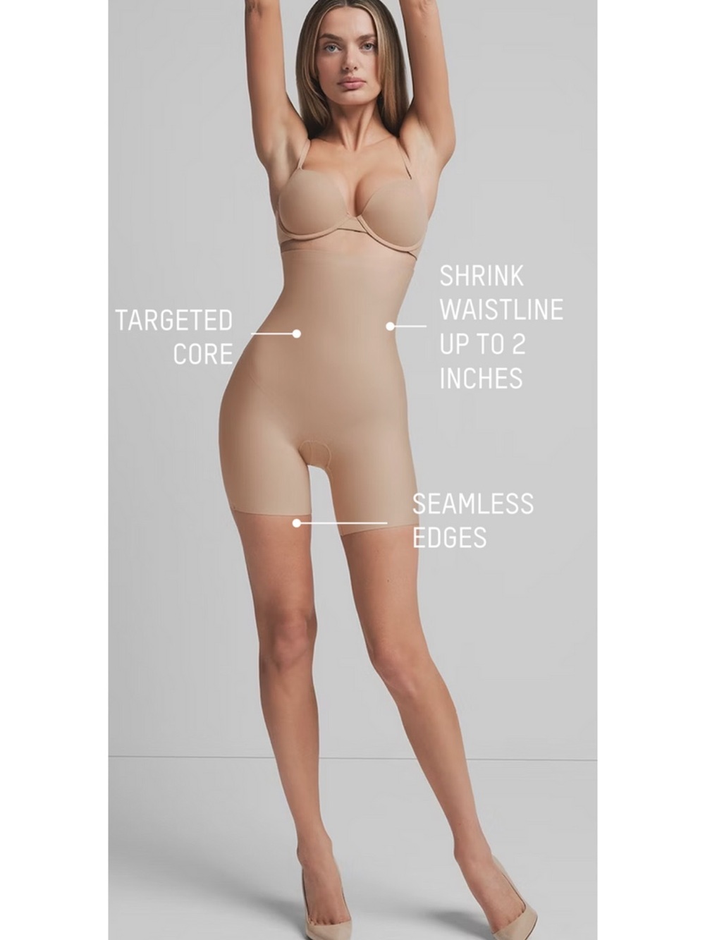 NWT Skims Body CS High Waisted Short Clay M